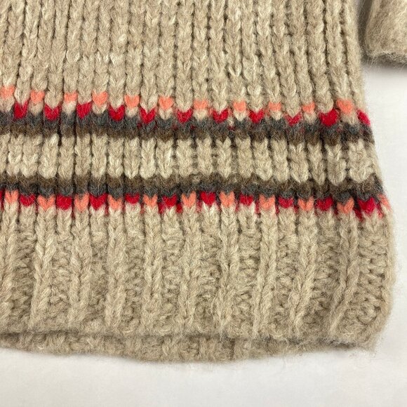 Free People Chunky Knit Sweater Women's Size M Alpaca Blend - Picture 8 of 16